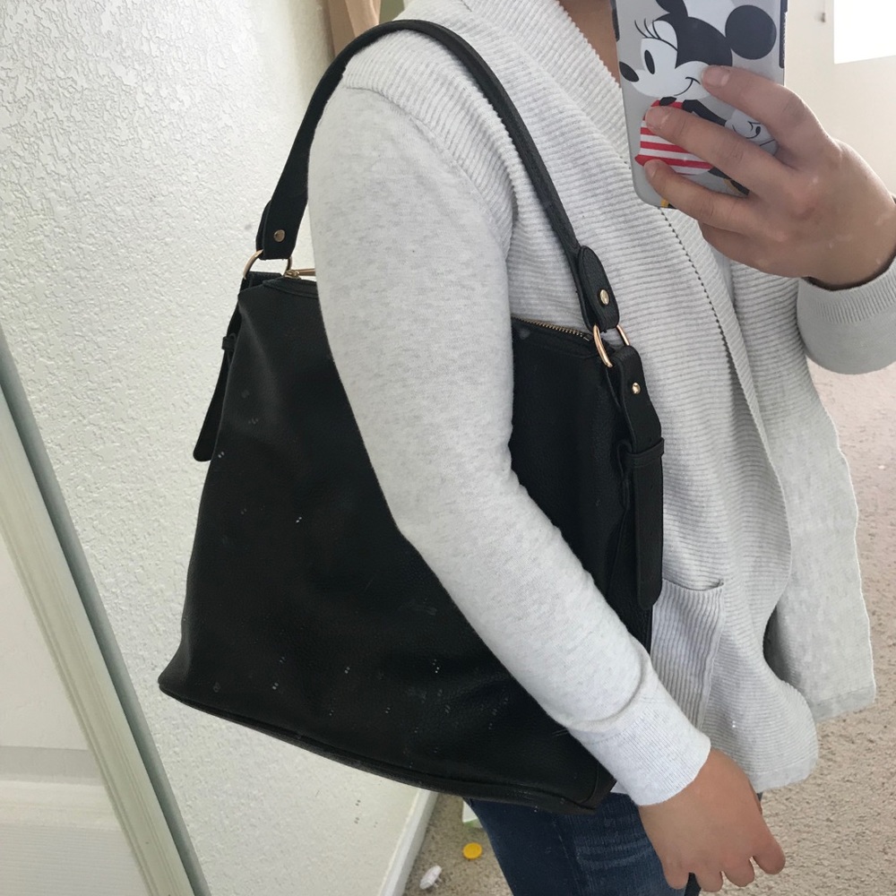 New w/o Tags H&M Faux Pebbled Leather Hobo Bag